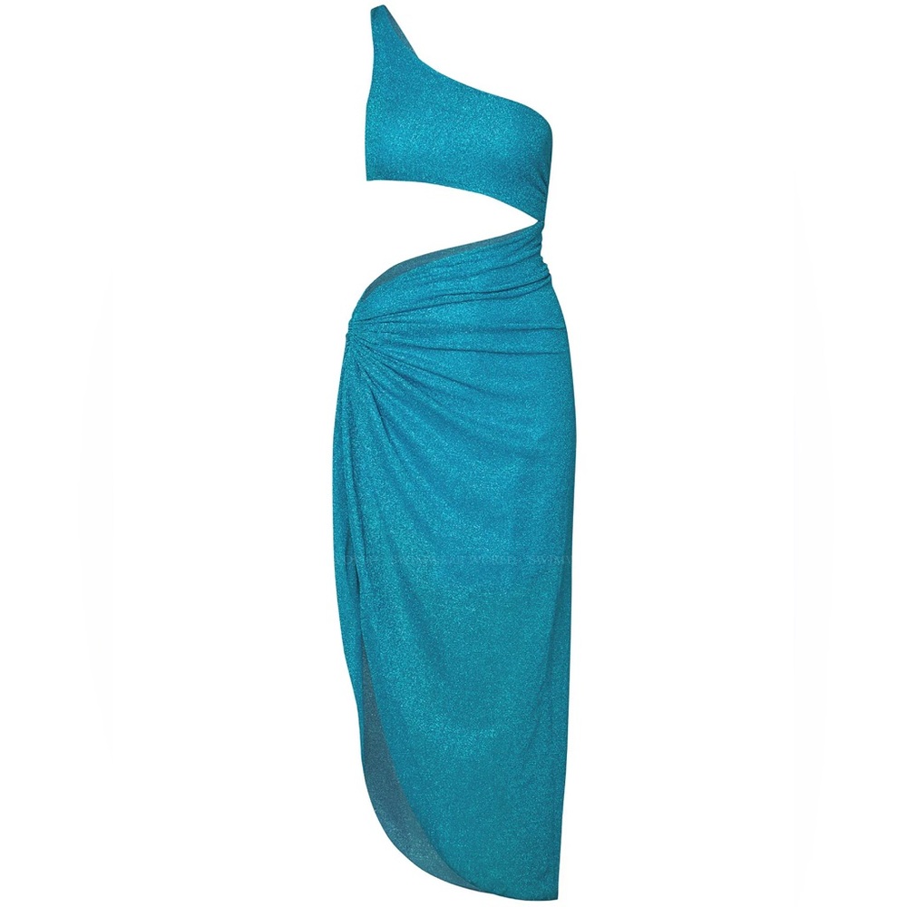 Baobab Collection One Shoulder Blue Dress